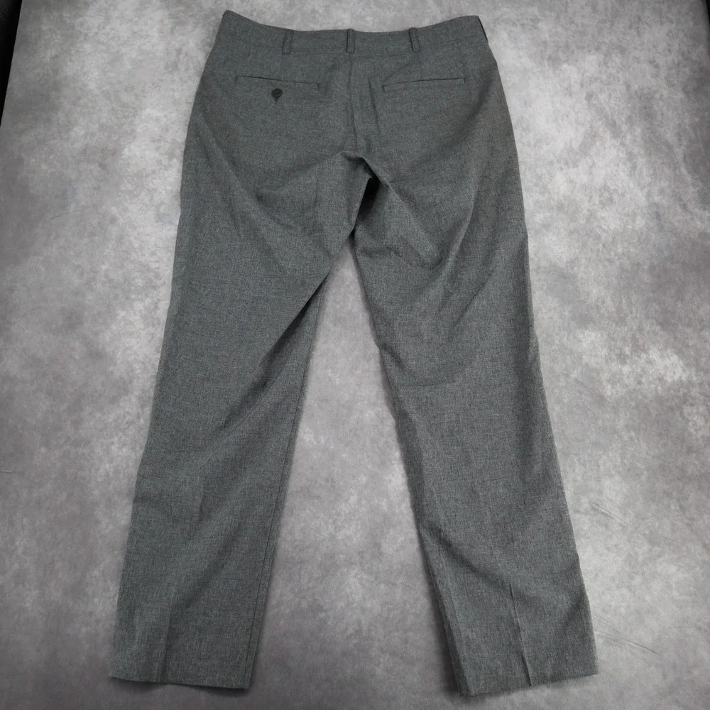Ben Hogan Performance Pants Golf Gray 34x32 Stretch Flat Front Active Travel